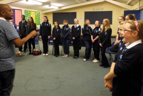 gareth fuller and lodge park academy voices